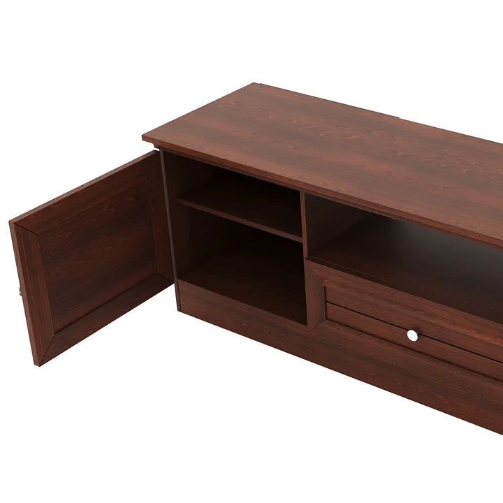 Wooden TV Wall Cabinet with Stylish finish, and Durable Design for Living Area