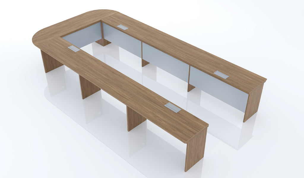 Conference & Meeting Room Table Premium Materials Offering Ample Seating Space and Professional Meeting Environment