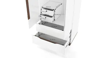 Wardrobe for Home 2-Door Premium Materials, Ultra-Premium Space-Saving Build, Functional Storage