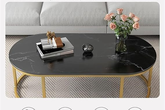 মেটাল ফ্রেম বেস গ্লাস সেন্টার টেবিল