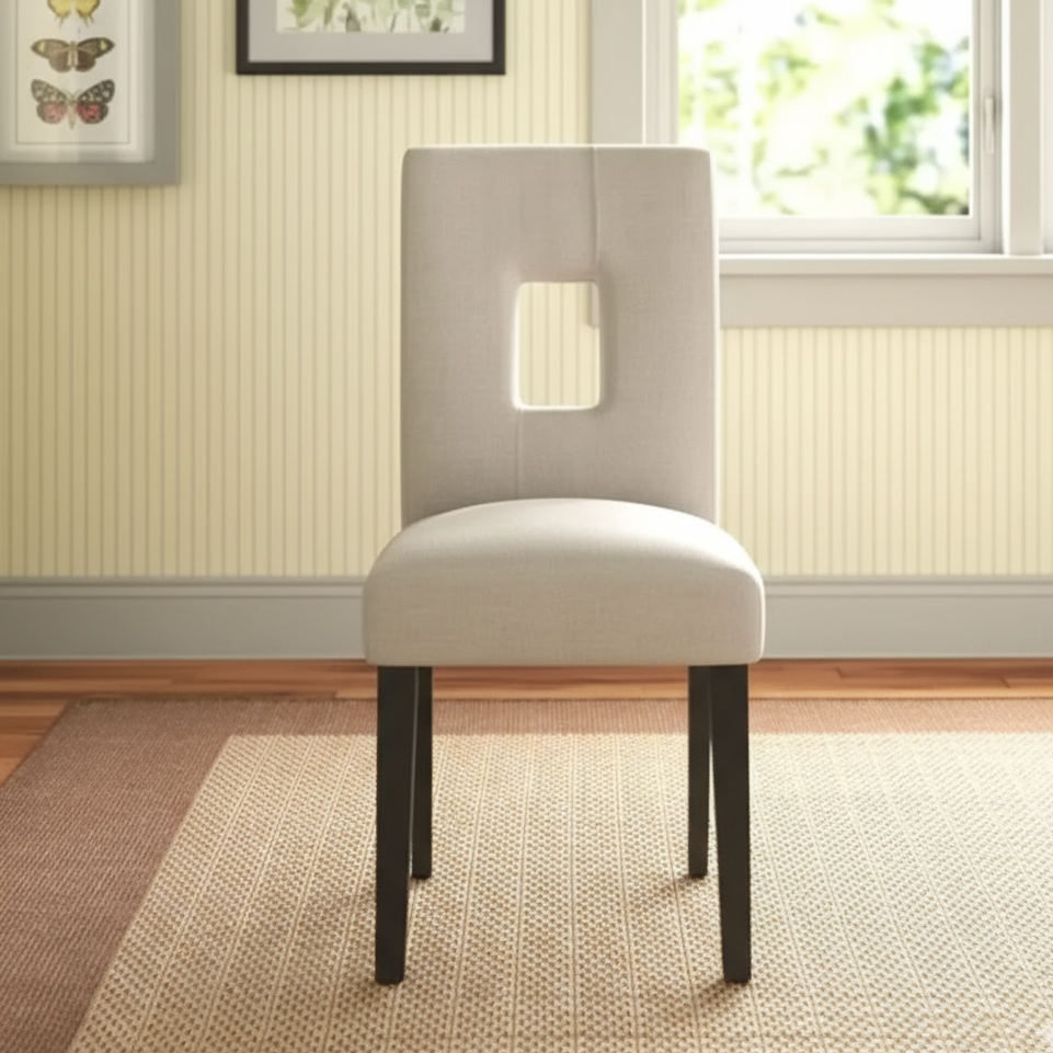 Dining Chair Elegant Design with Comfortable Back Support Seating