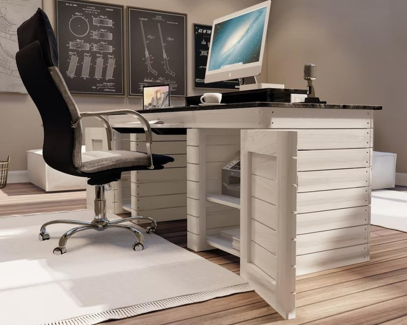 Computer Study Table With Top Particle Board