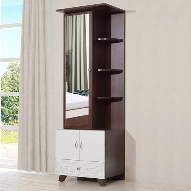 Dressing Unit with Storage in White Color