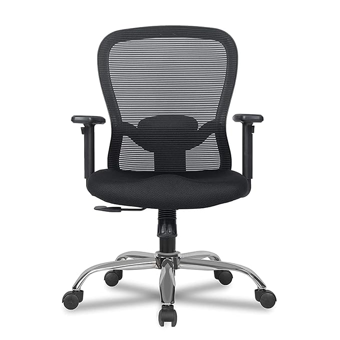 Medium Back Executive Chair with Chrome Base