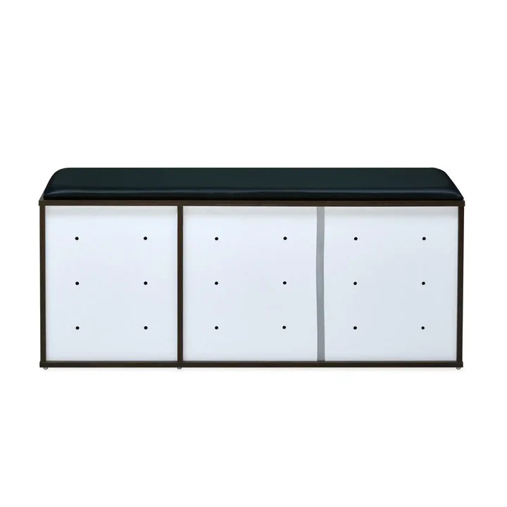 Wooden Storage Cabinet with Multi-Purpose Shoes Storage, Silent-Close Doors for Modern Homes