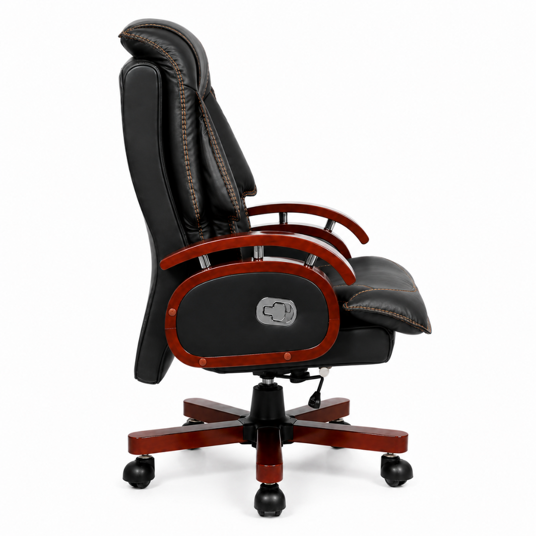 Black Executive Chair Left View