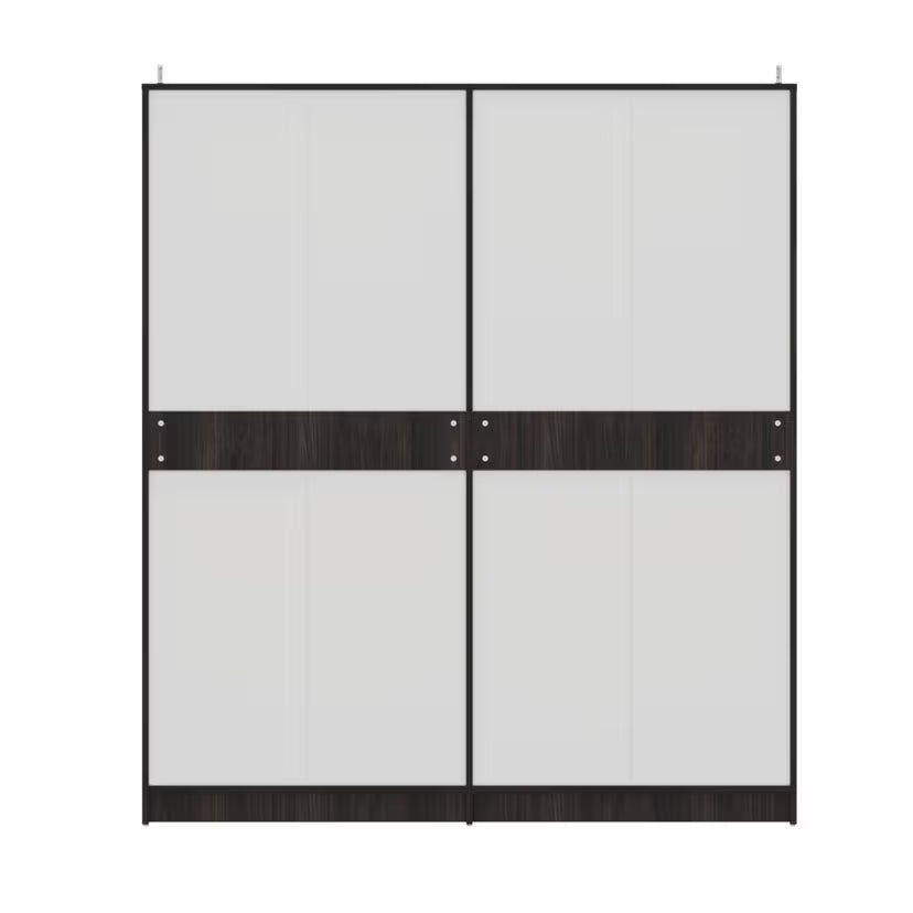Minimalist Bookcase and Storage Cabinet – Sleek Finish with Shelving & Cupboard Space