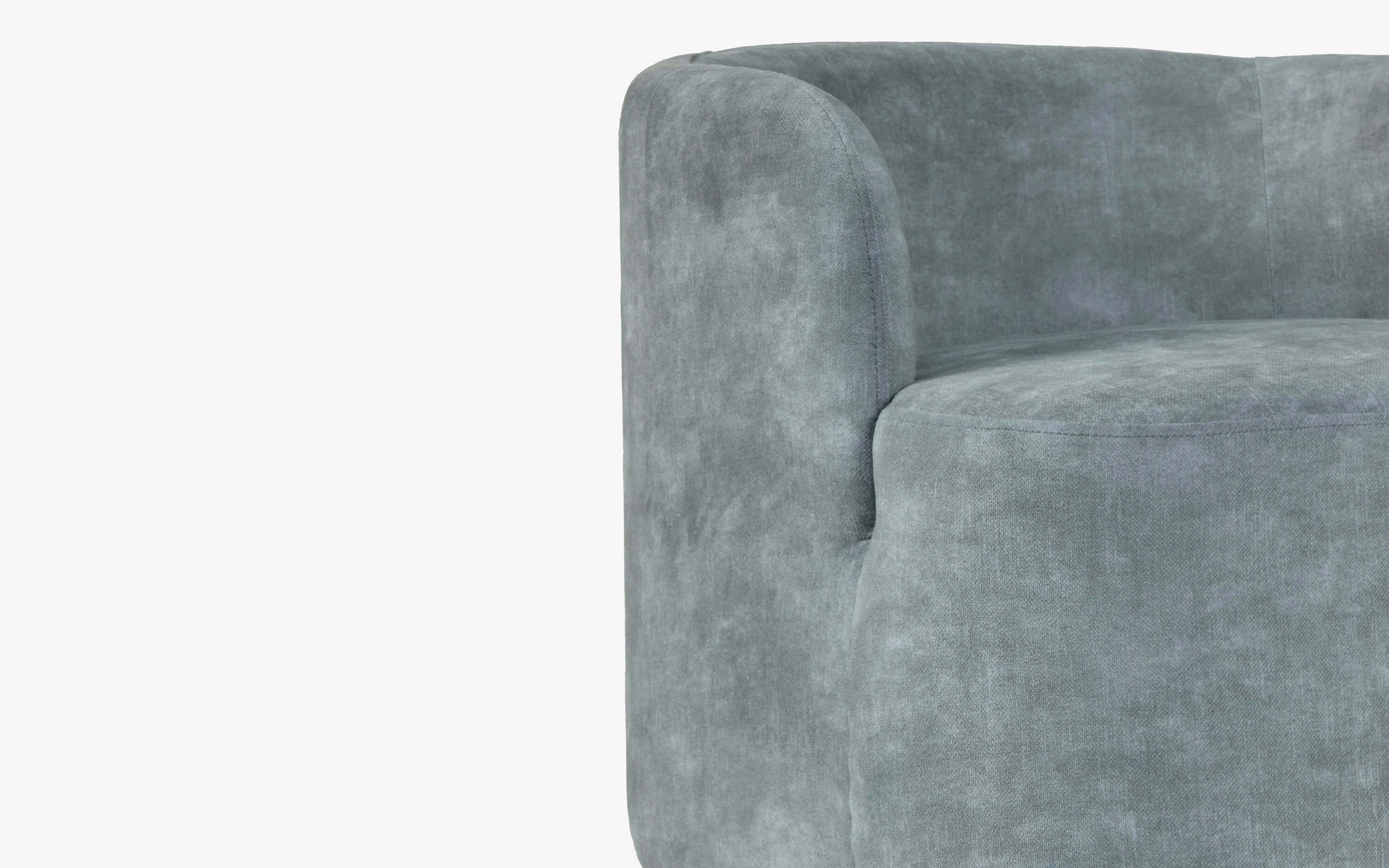 Lounge Chair For Home Furniture Modern & Durable Design Armchair Upholstery Velvet Comfortable Seating for Living Room & Offices - Green