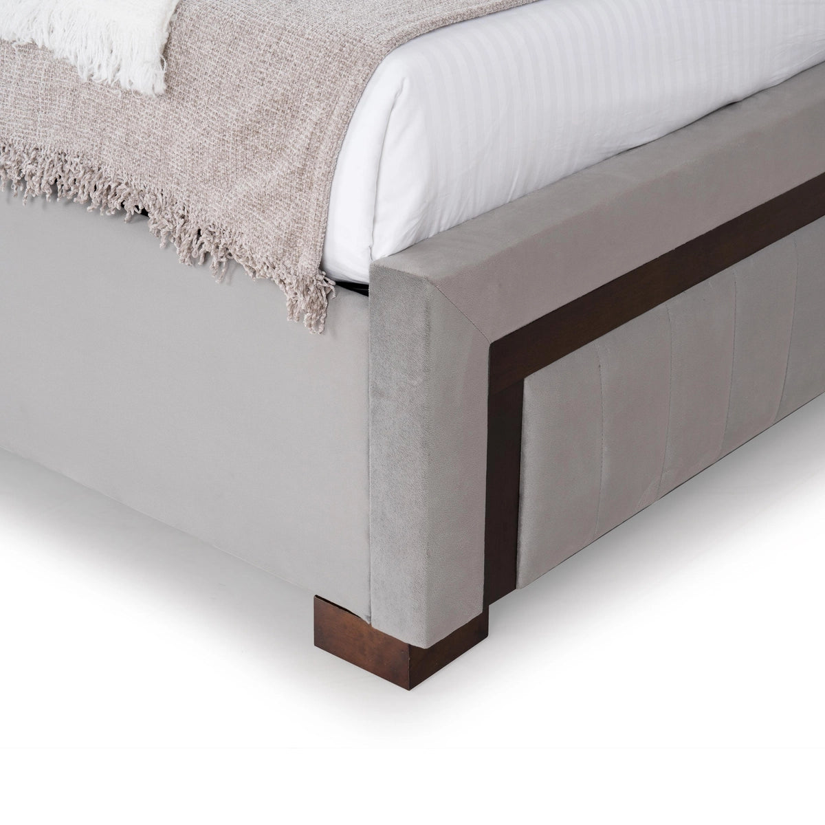 King Size Wooden Bed – Made in Plyboard with Premium Upholstered & Hydraulic Storage Design for Luxury & Comfort