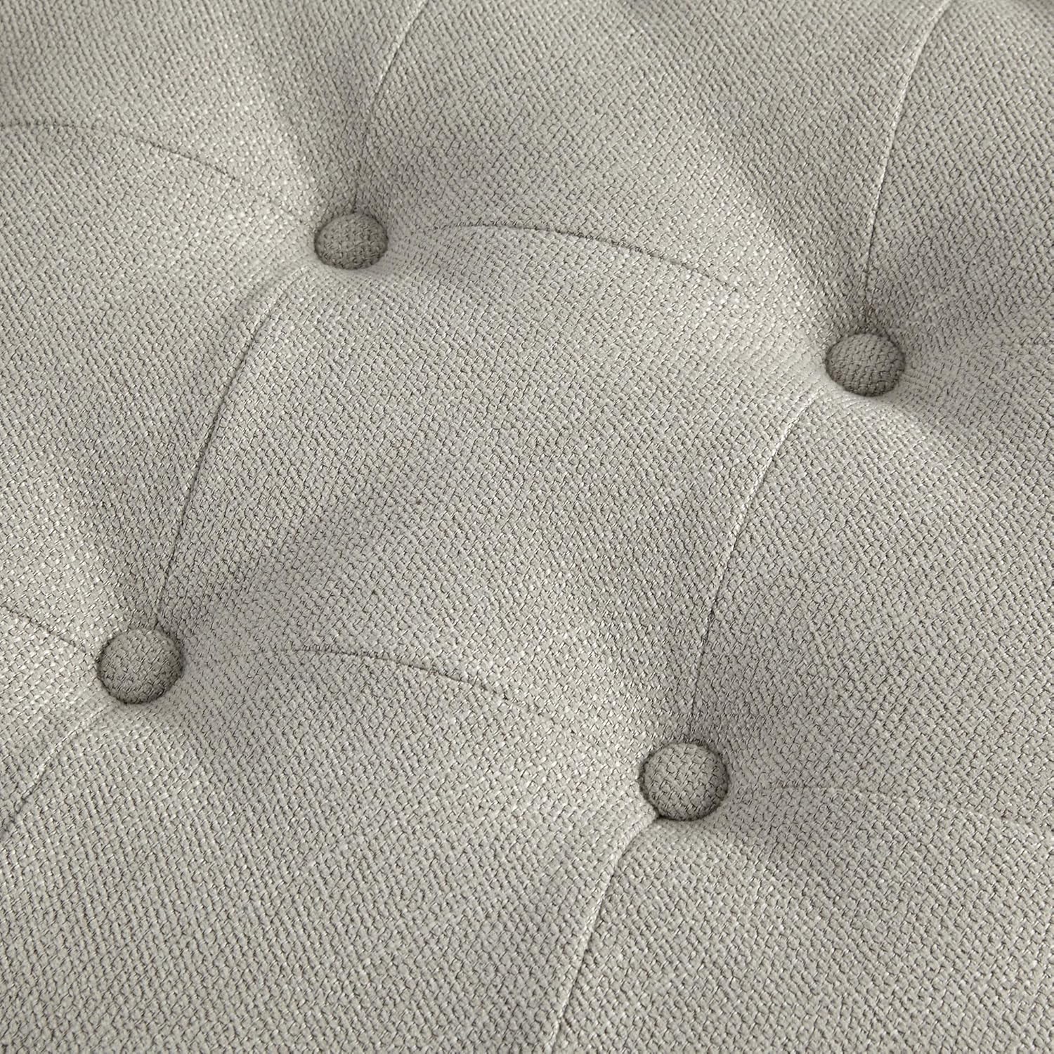 ফ্যাব্রিক গৃহসজ্জার সামগ্রী এবং কাঠের বেসে অটোমান