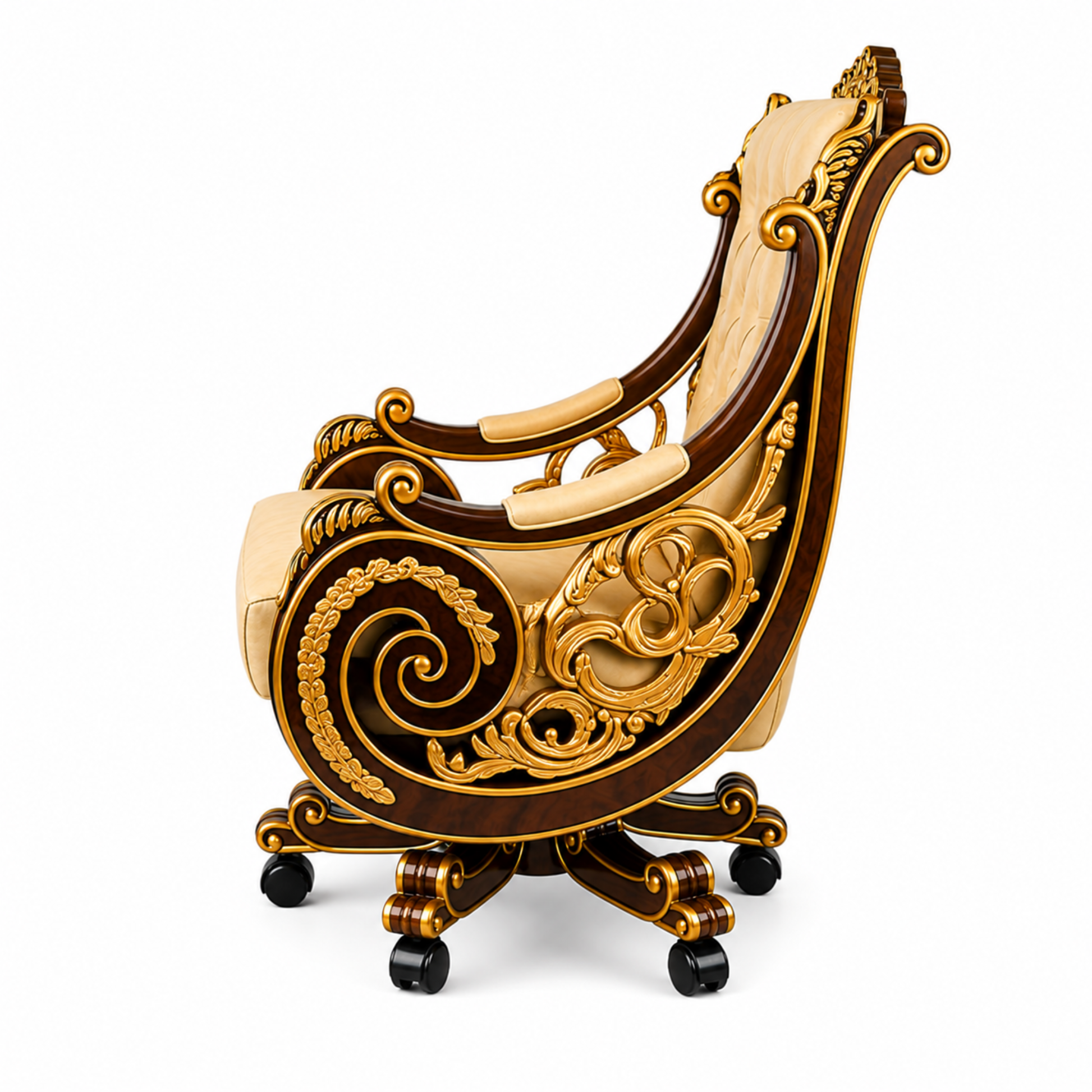 Beige Director Chair Right View