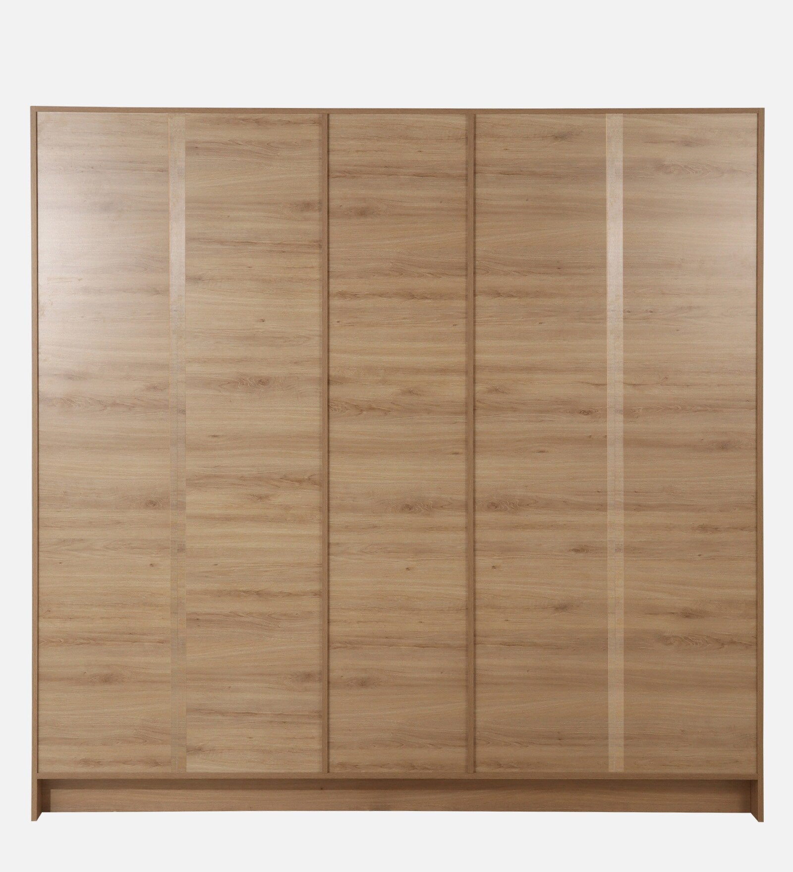 Wardrobe for Bedroom Storage – White Dual Mirrors, Dual Hanging Spaces, Lockable Drawers, Spacious Shelving & Elegant Particle Wood Build