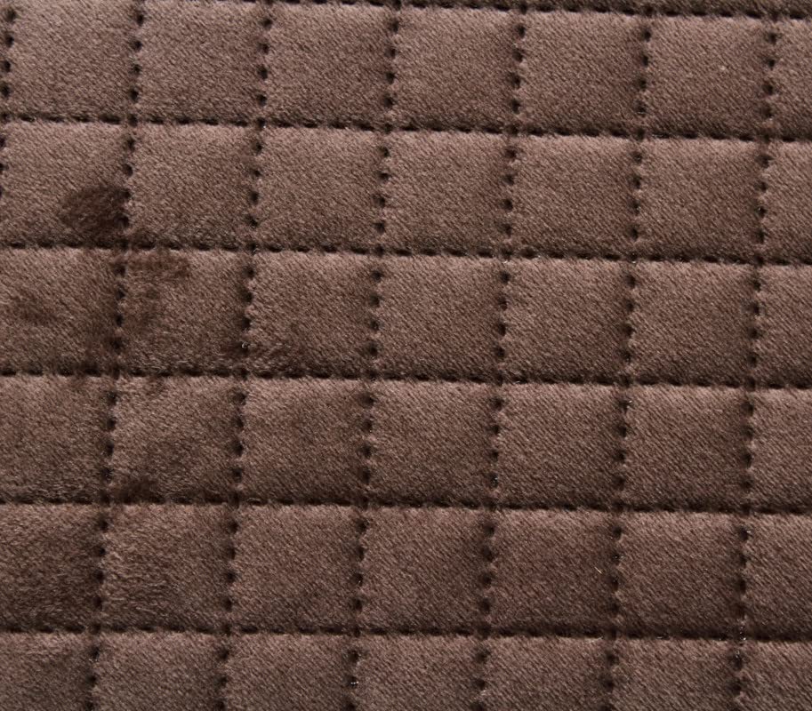 Ottoman Pouffes Sitting Stool for Living Room Dressing Table Puffy Footstool for Office or Home Decoration -Coffee Brown