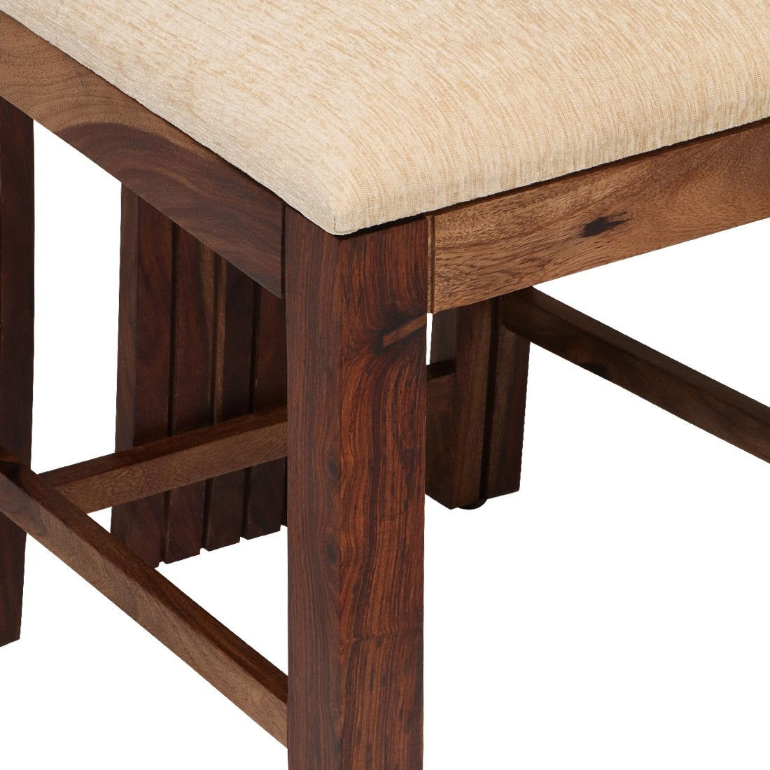 6 Dining Chair with Dining Table Wooden Frame Base -