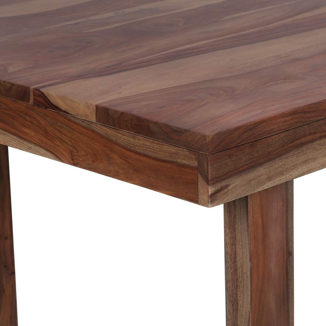 6 Dining Chair with Dining Table Wooden Frame Base -