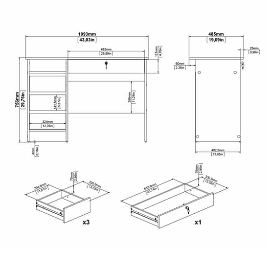 computer table office table study desk wooden table