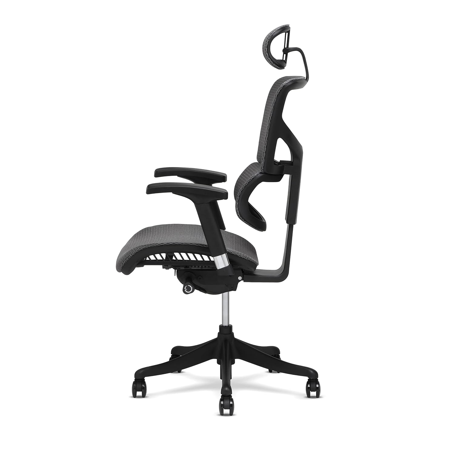 Ergonomic Mesh Office Chair with Adjustable Headrest, Lumbar Support & Breathable Seat – Stylish & Comfortable Seating Solution for office