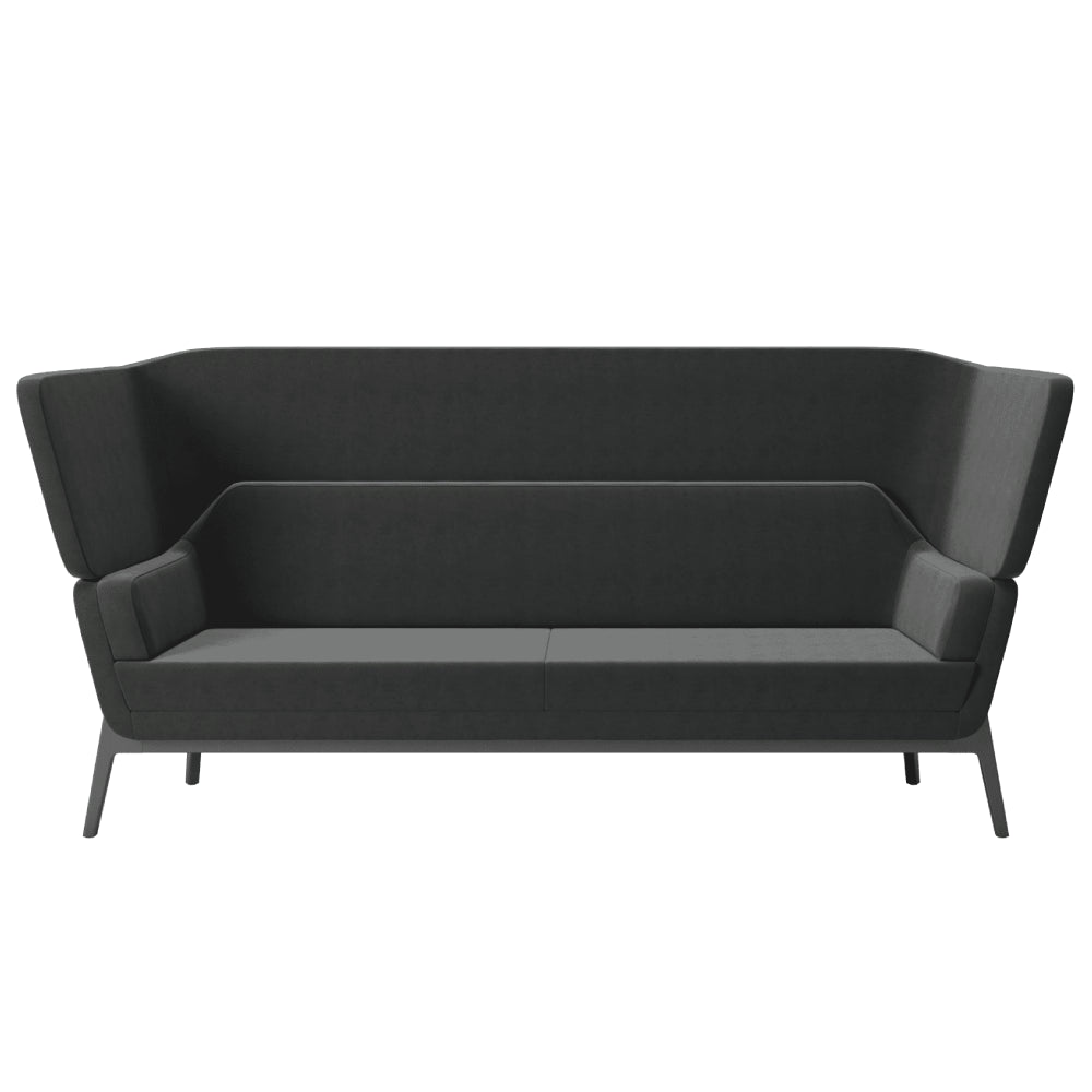 3 Seater Office Sofa for Office Environment and Modern Design With Premium Suede Upholstery.