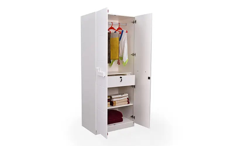 Wardrobe for Smart Storage Solution Stylish 2-Door Wardrobe Designed for Bedroom Optimisation.