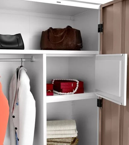 Wardrobe for Home, 2 Doors with Aesthetic Design, Functional Storage and Ultra-Premium Appeal