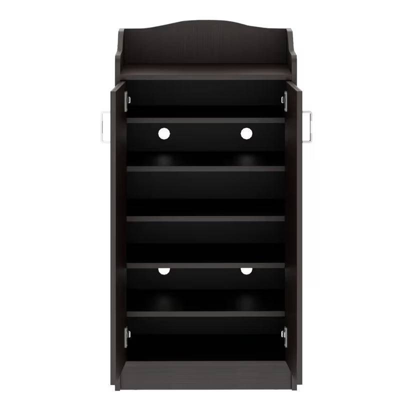 Wooden Shoes Storage Cabinet with Durable Build, Ideal for Long-Term Storage Use