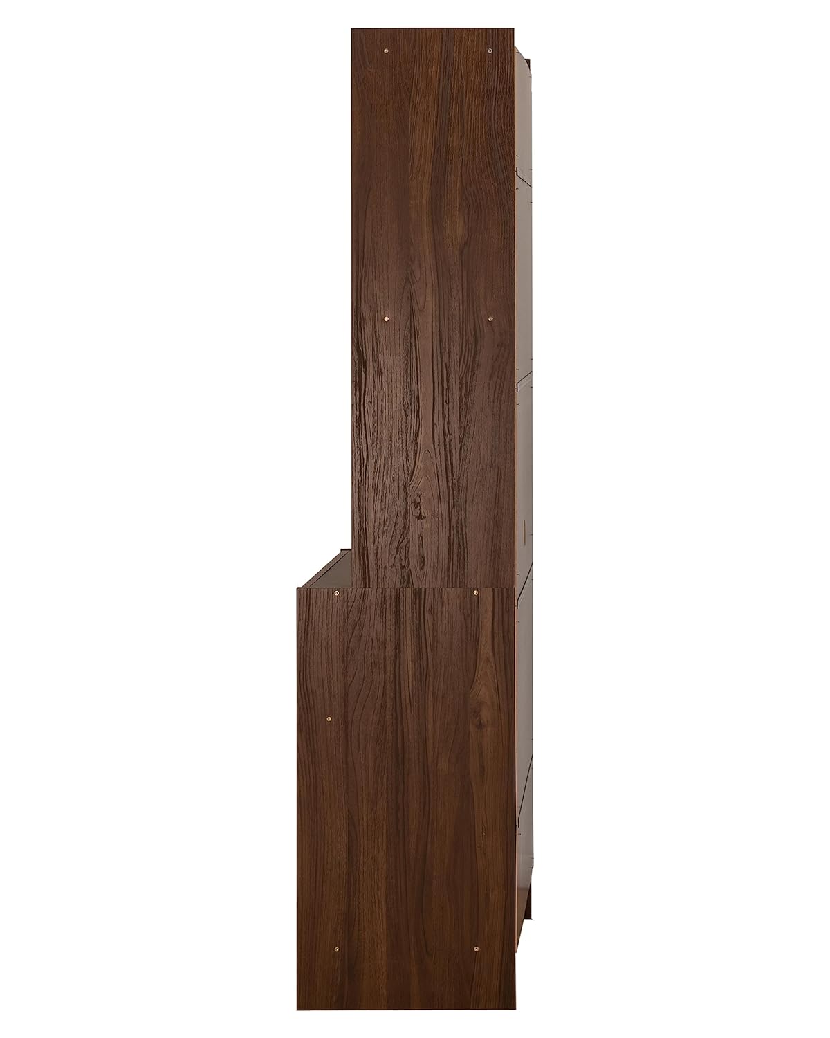 Modern Wooden Kitchen Storage Cabinet with Modern Wooden Storage and Shelves, Soft-Close Doors.
