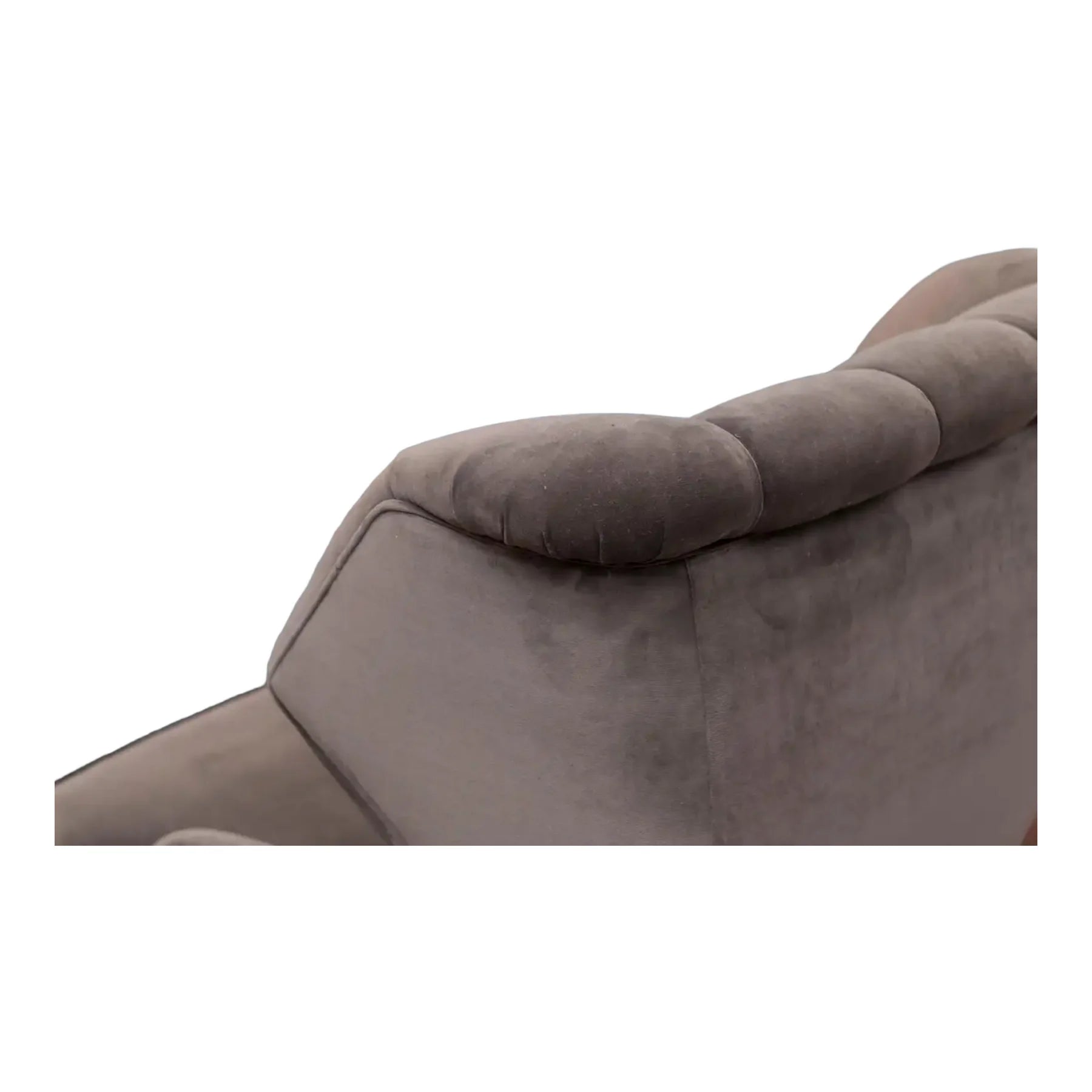 Lounge Chair , Made in High Quality Upholstery Velvet, Durable Modern Design Wing Chair For Living Room or Bedroom - Dark Grey