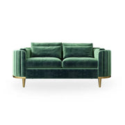 3 Seater Sofa For House Furniture Upholstery Velvet Best Quality Fabric and Best Quality Wood and Comfortable and Premium With Metal Leg