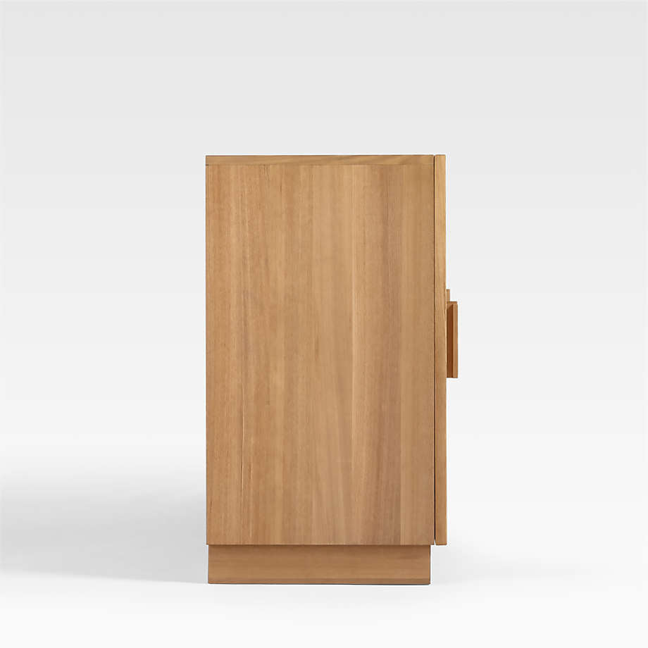 Wooden TV Wall Cabinet with Smooth Wooden Finish, Sleek Wooden Texture for Elegant Homes