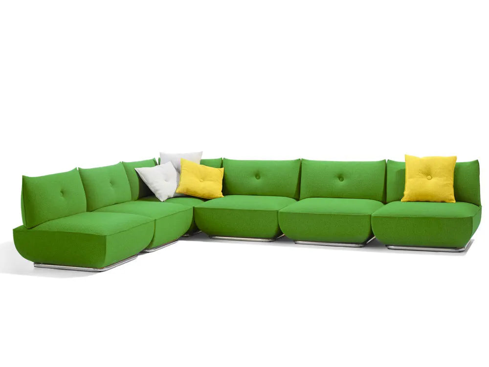 L-Shape Office Sofa with Enclosed Seating Space with Modular Office Sofa – Easy to Move and Rearrange