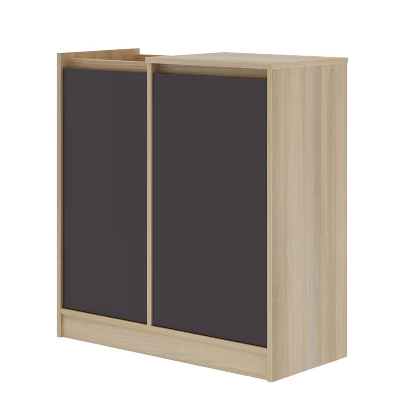 Wooden Shoes Storage Cabinet with Premium Design, Durable Wood Cabinet with Multi-Shelf Storage