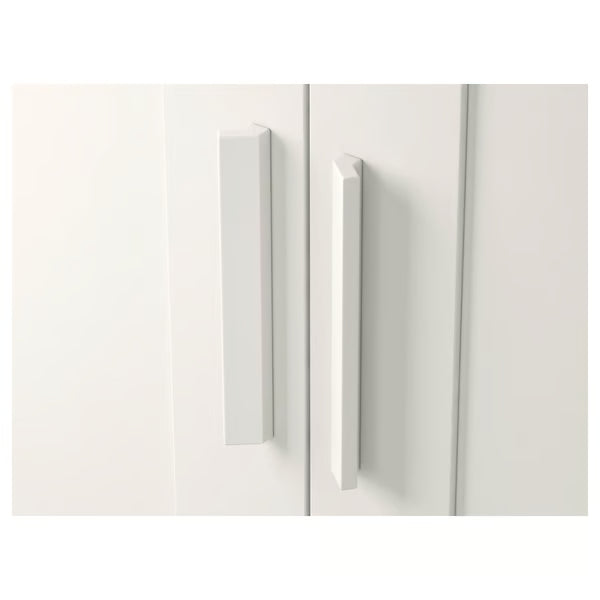 Wardrobe for Bedroom with 3 Doors and Full-Length Mirror – Spacious Design with Shelves, Hanging Rod for Organised Living