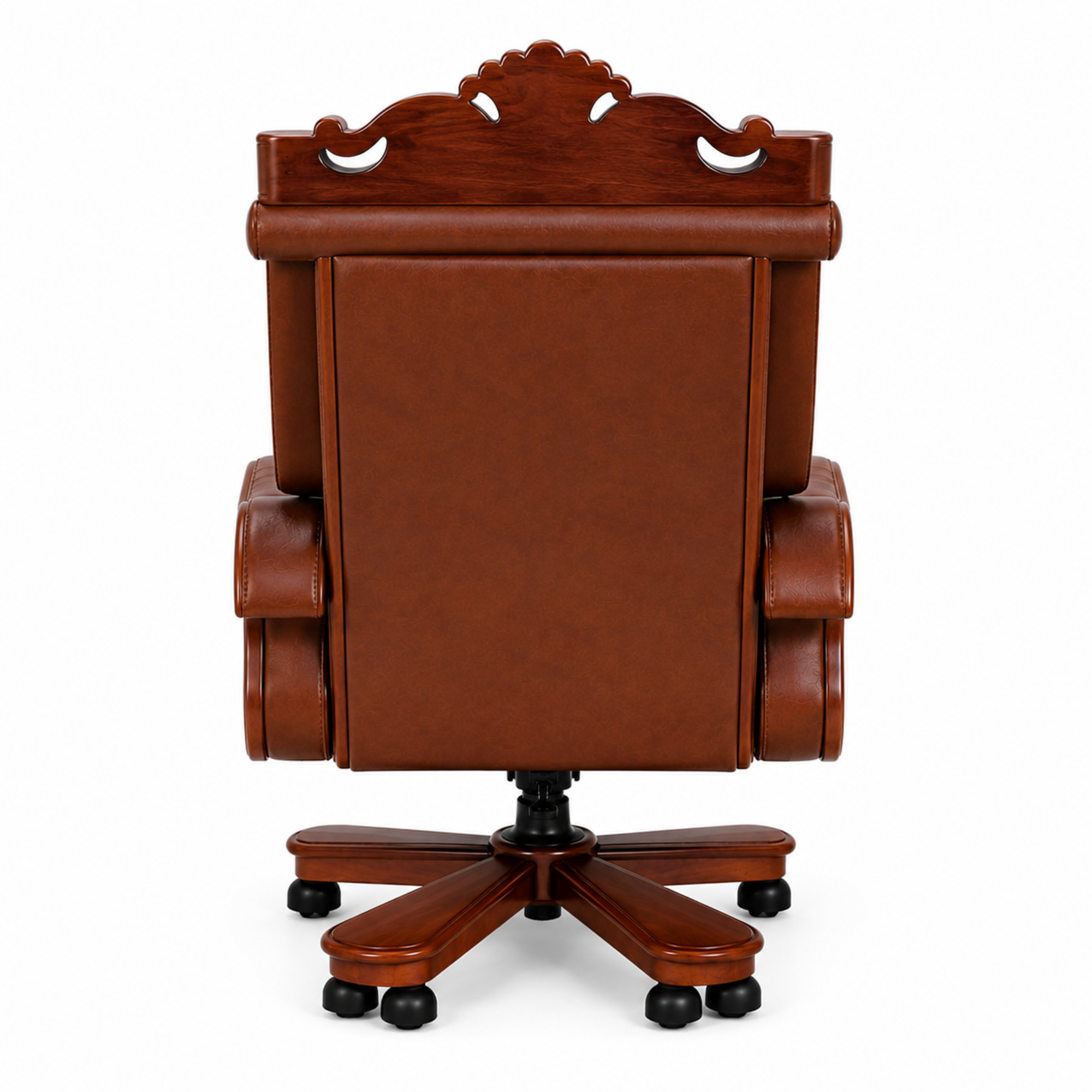 Luxury Director Chair for office Royal Design with Handcrafted & Leatherette & Recliner & Height Adjustable and Revolving Chair