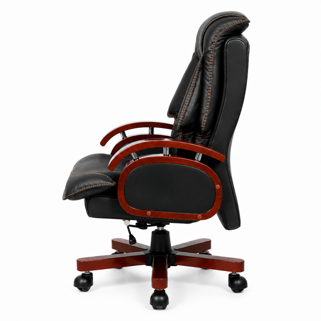 Black Executive Chair Left View