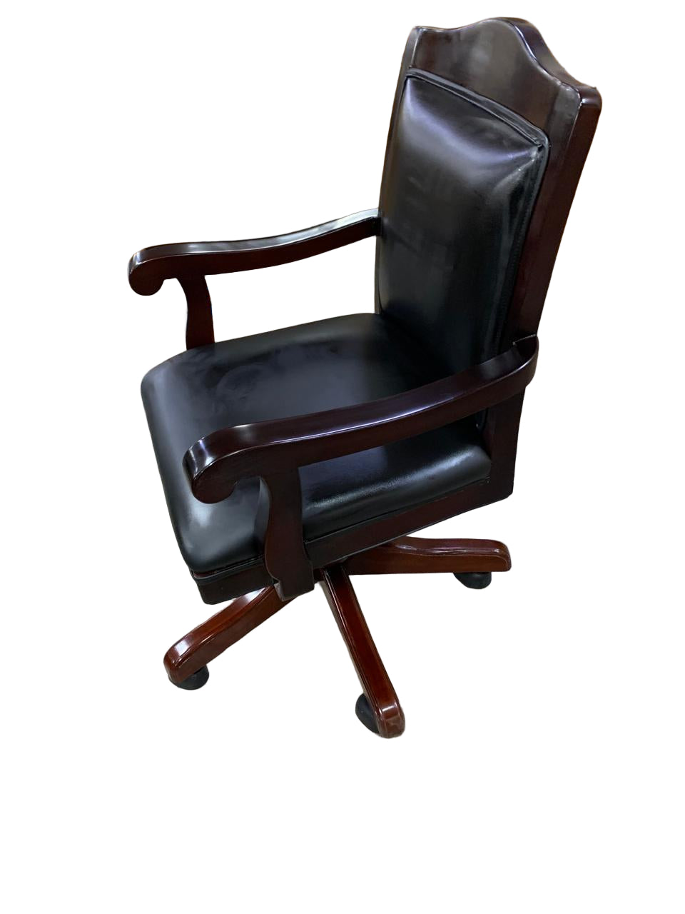 Director Chair for Royal office Furniture Luxury Premium Leatherette with Hand-carving Wooden