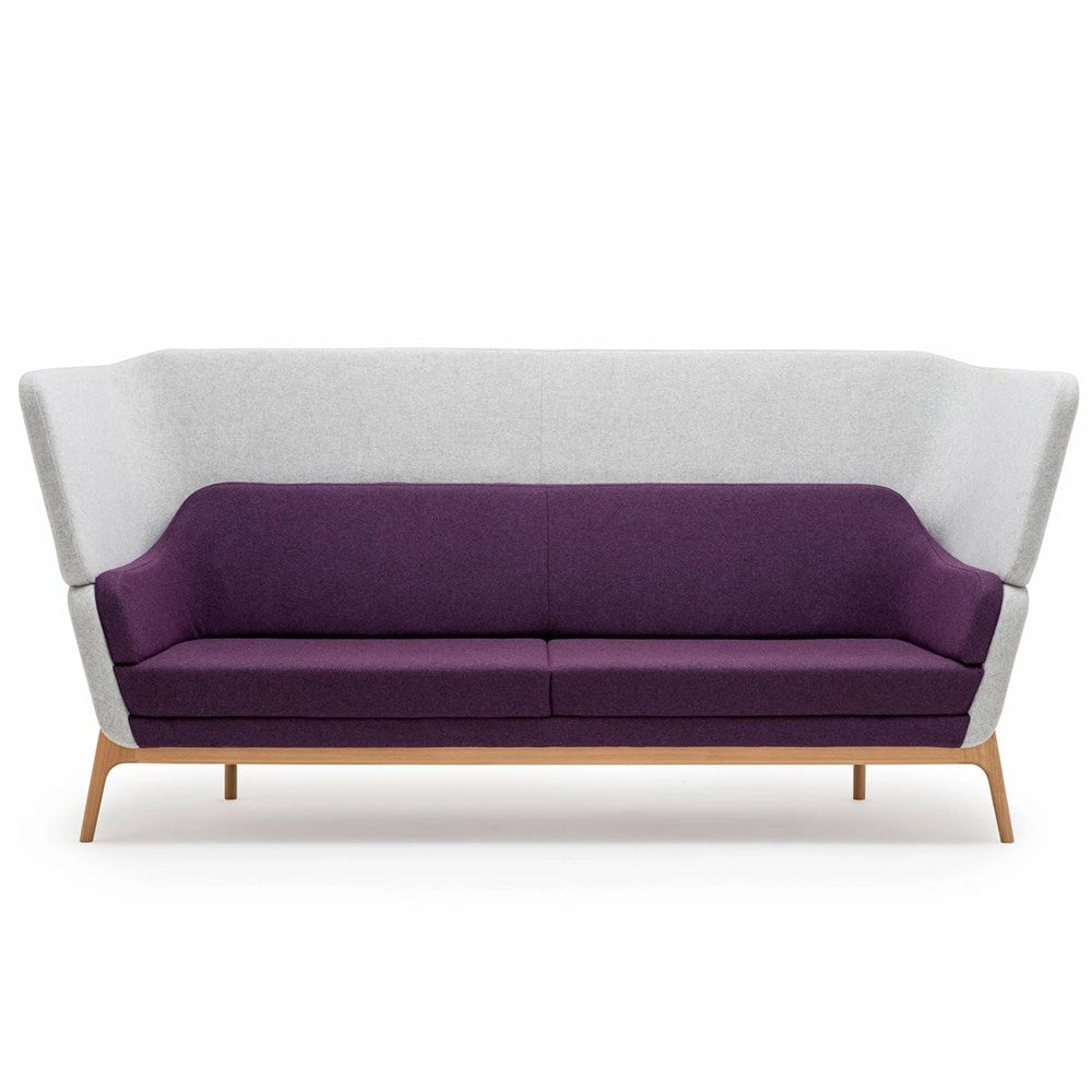 3 Seater Office Sofa for Office Environment and Modern Design With Premium Suede Upholstery.
