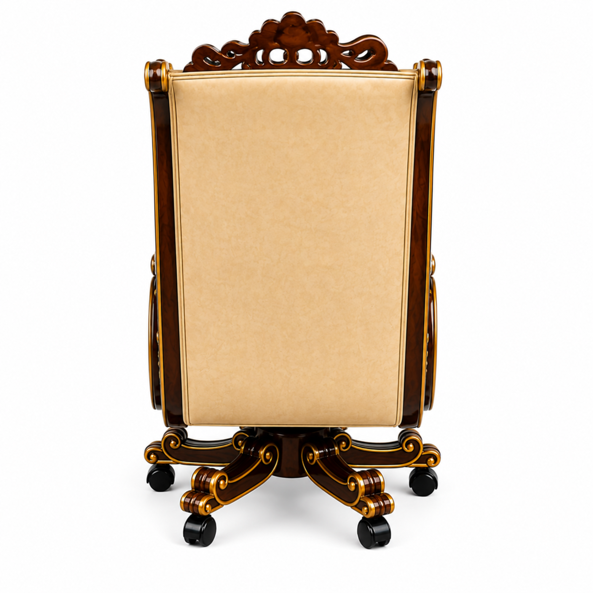 Beige Director Chair Back View
