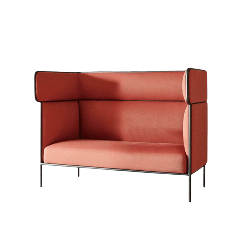 3 Seater Office Sofa for Office Sofa For Reception and Conference Area with Premium Suede Upholstery