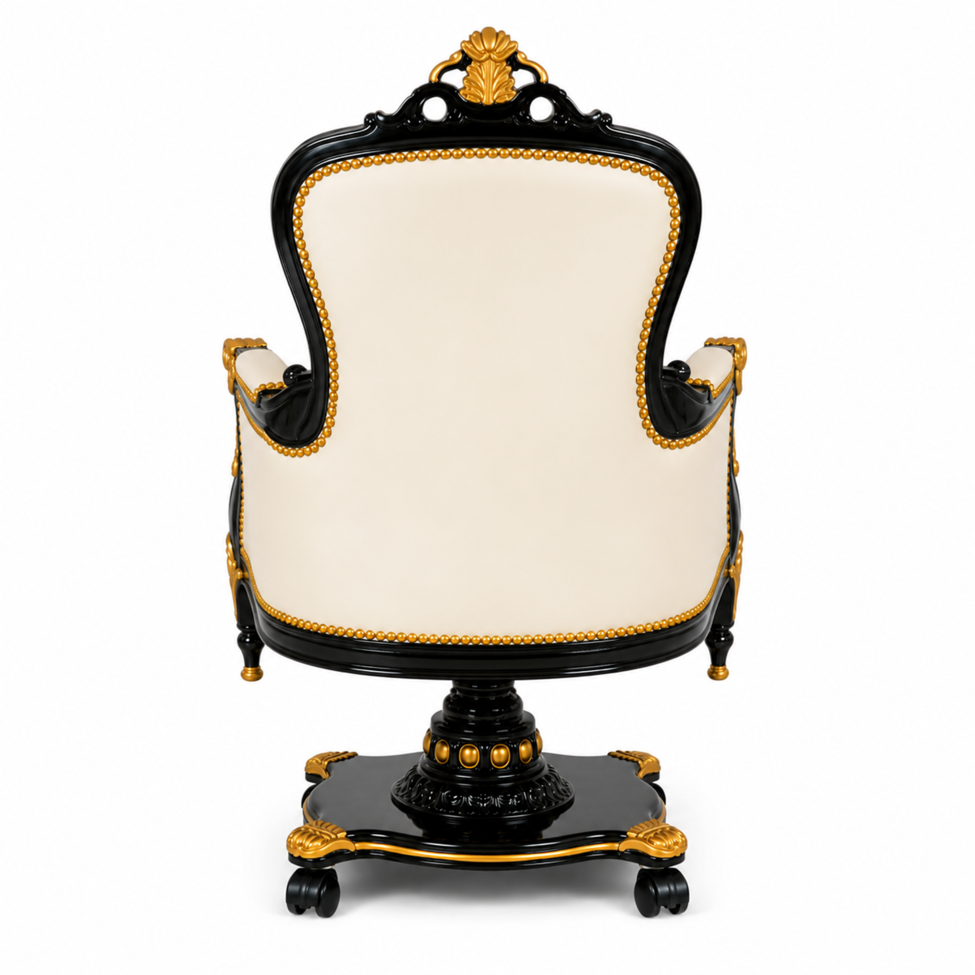 Beige Director Chair Back View