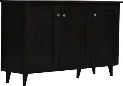 Wooden Shoes Storage Cabinet with Premium Shelves, Urban Minimalist with Modern Design