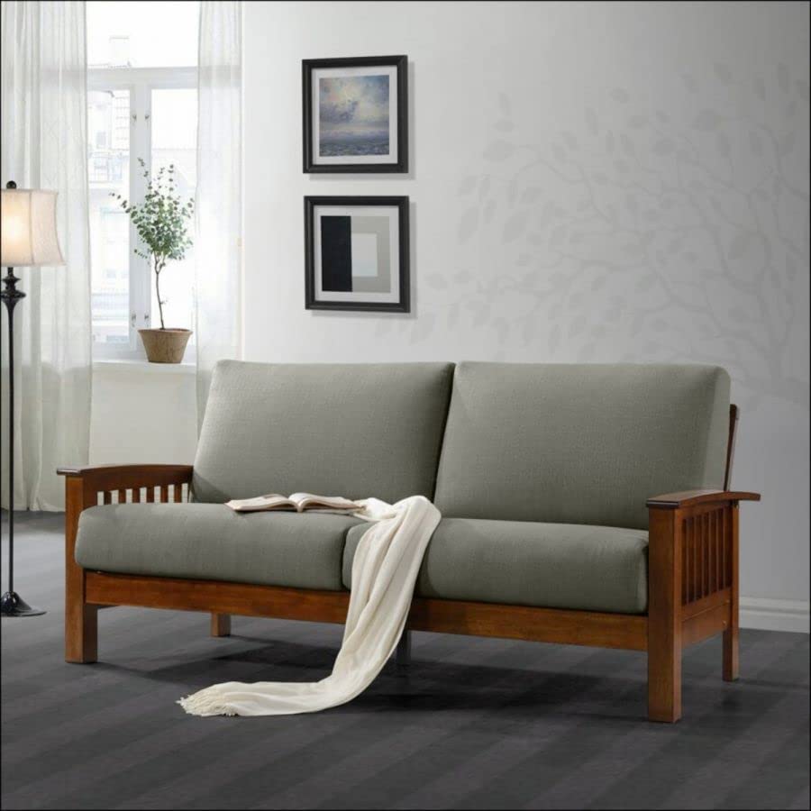2 Seater Sofa For Home and furniture & Upholstery Fabric Modern and Durable Design for Living Room – Grey