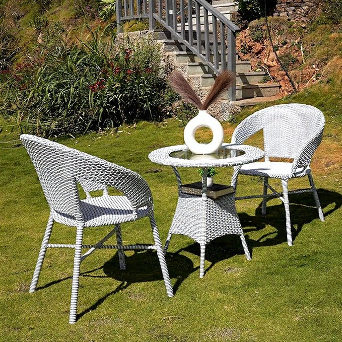Out Door Seating Chair and Table Set For Balcony Garden, Table Set Furniture with 4 Chairs and 1 Table