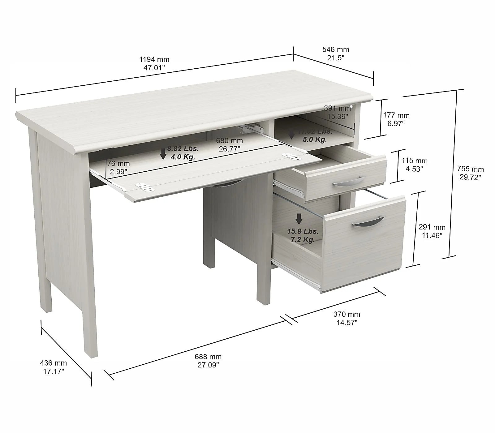 computer table office table study desk wooden table