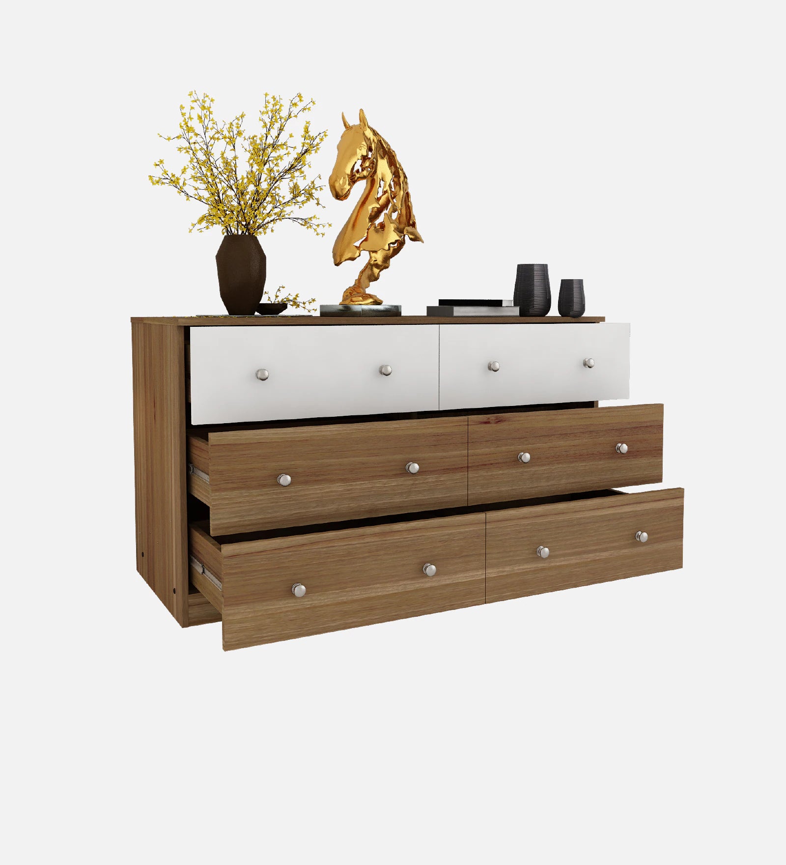 Wooden Chests Storage Cabinet Organizer with Timeless Design & Modern Simplicity
