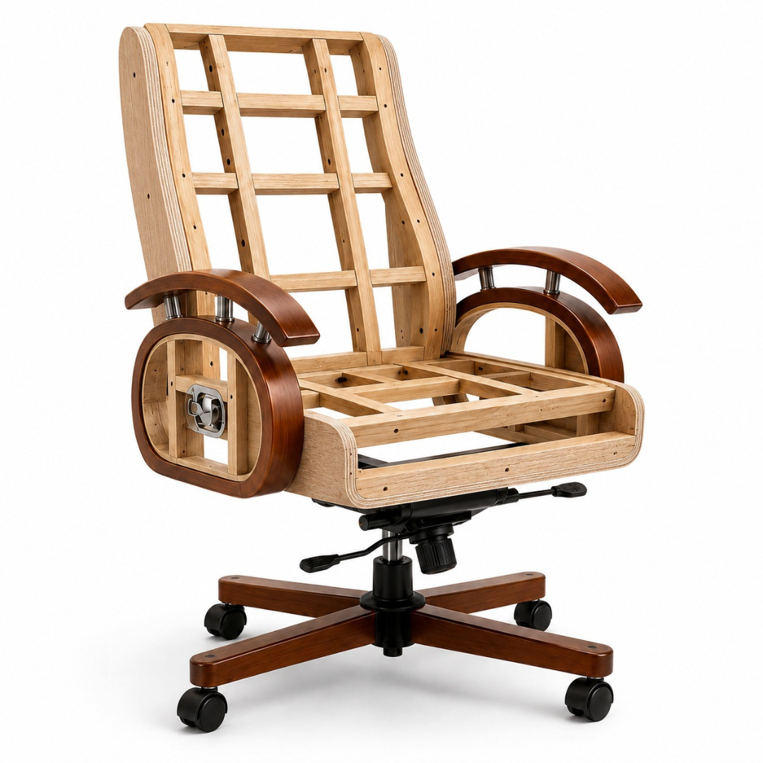 Executive Chair Wooden Frame