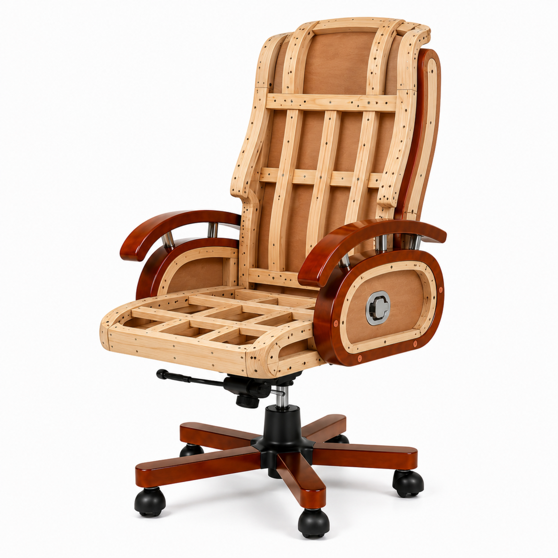 Executive Chair Wooden Frame