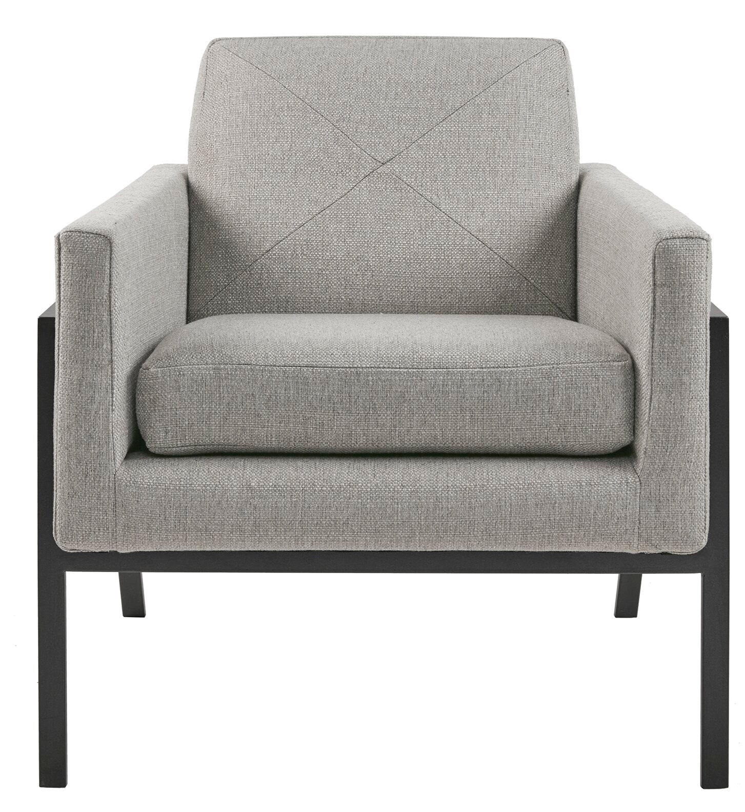 Accent Chair with Metal Legs Base -