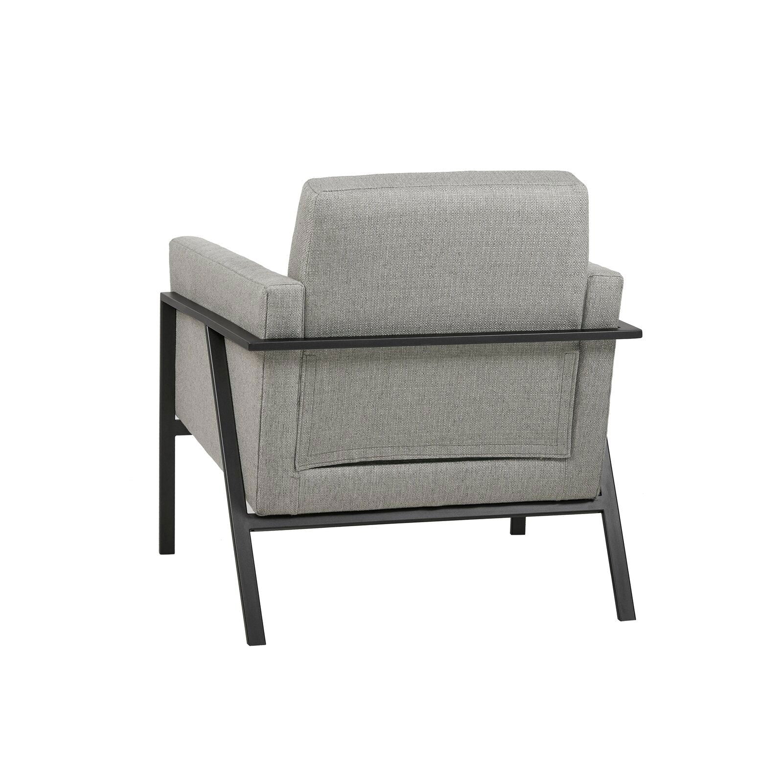 Accent Chair with Metal Legs Base -