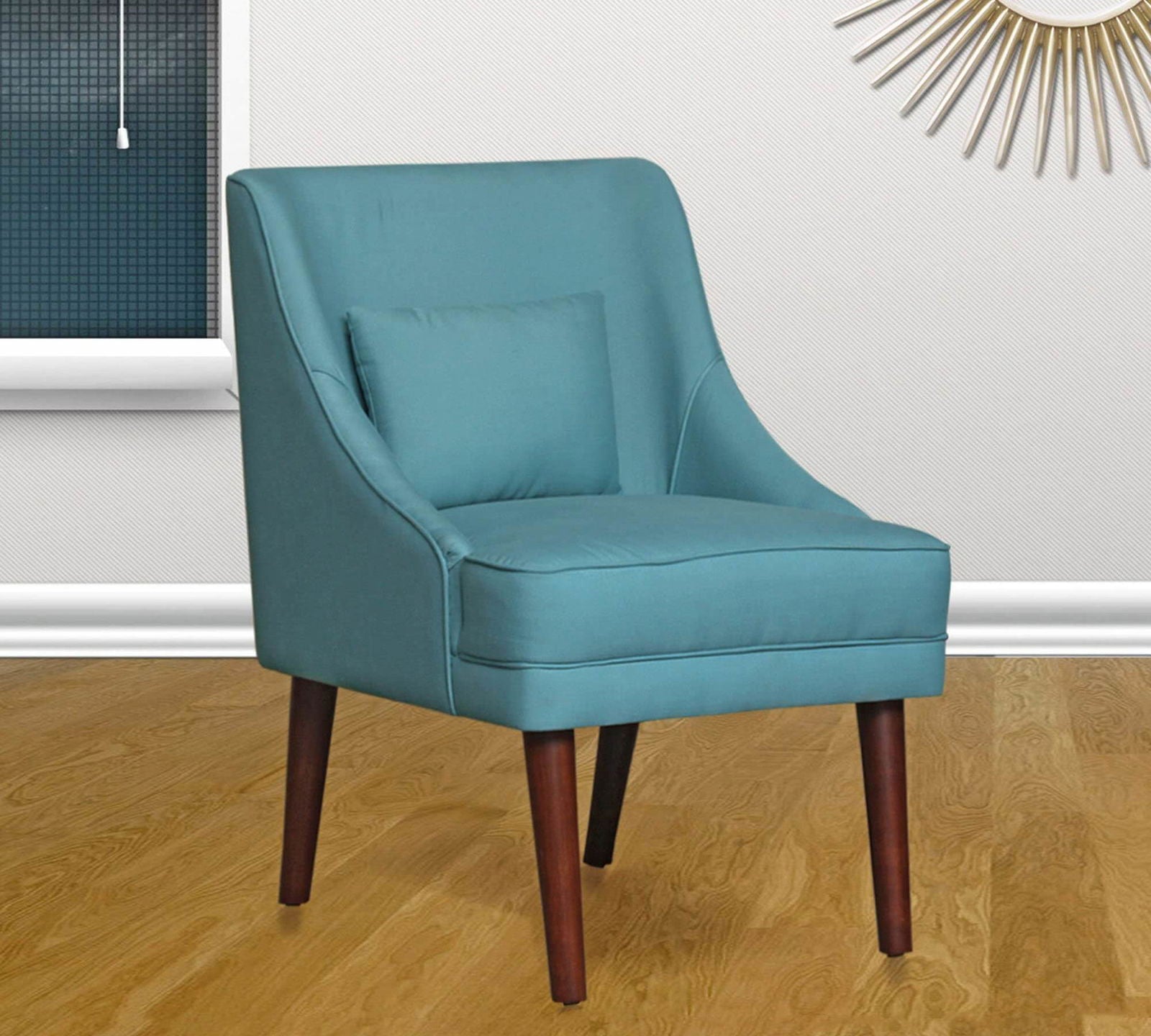 Accent Lounge Chair Upholstered in Leatherette -
