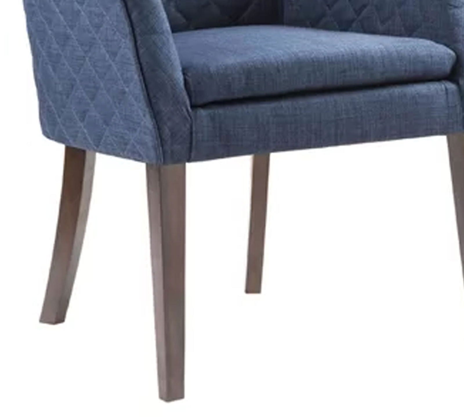Accent Lounge Chair With Armrest And Teak Wood Legs -